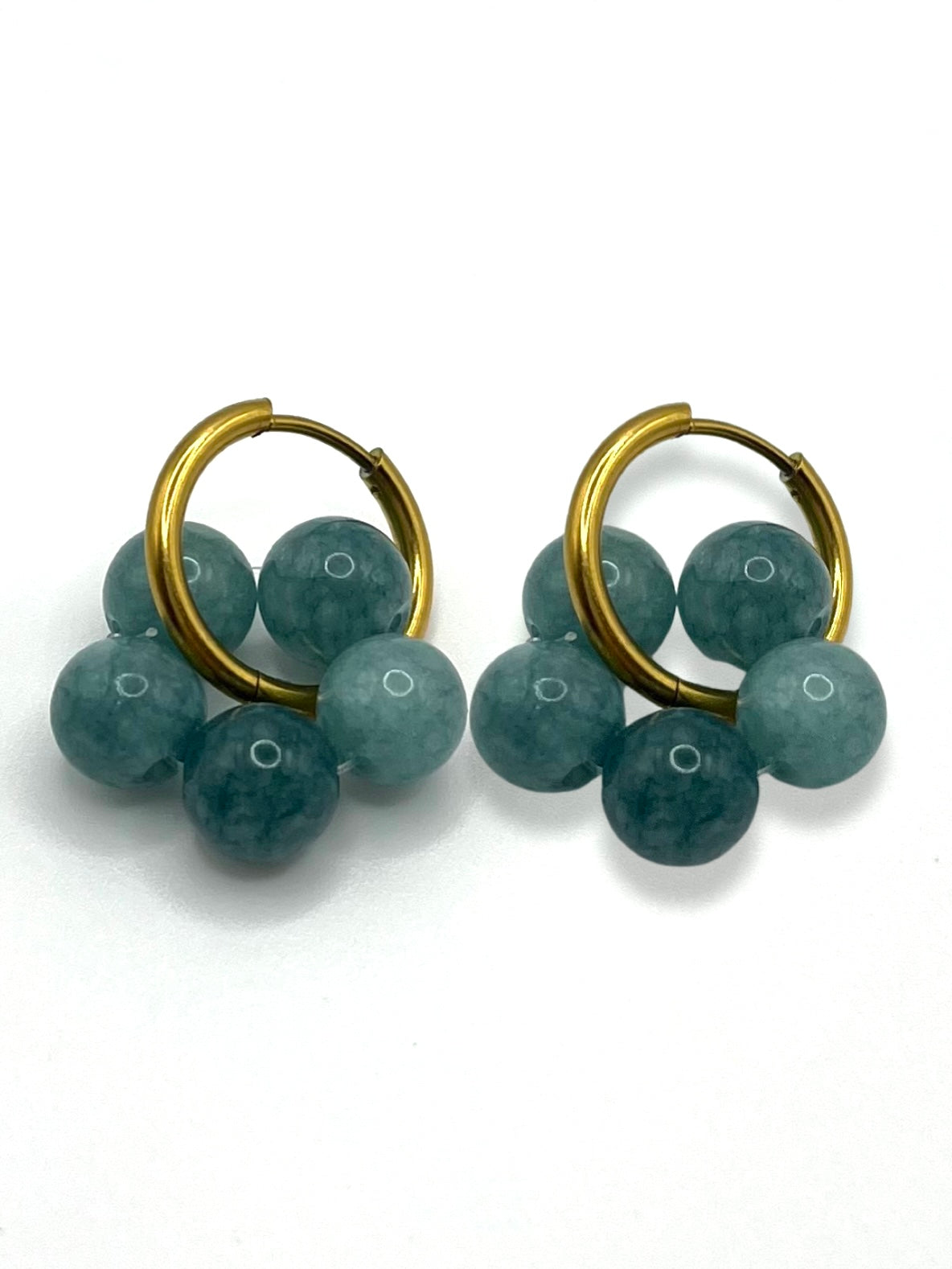 Boucles d’oreille « Aliyah » bleu