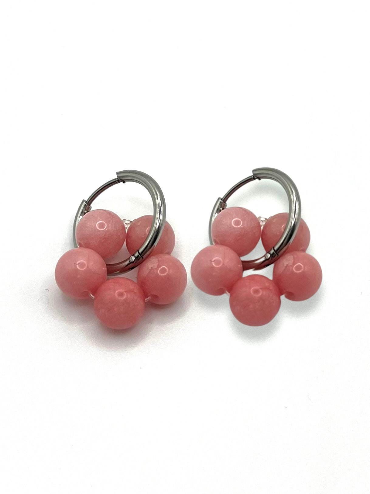 Boucles d’oreilles « Aliyah » rose